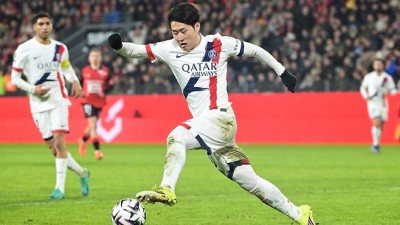 ‘초비상’ 이강인 ‘30분 활약+패스 성공률 94%’ PSG, 렌에 1-3 완패···1위 자리 위태롭다[리그1·리뷰]
