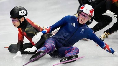 중국 선수가 넘어뜨렸다vs중국 팀 진짜 재수 없다...1500m 결승서 벌어진 영-중 전쟁