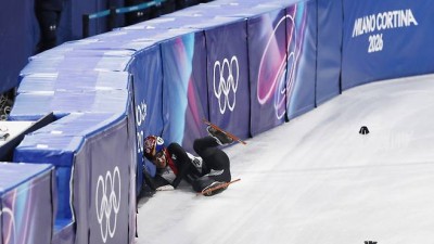'꽈당·꽈당·꽈당·꽈당' 韓 계주 탈락에 린샤오쥔·에이스까지, 韓에도 내려진 '빙질 경계령' [2026 밀라노]