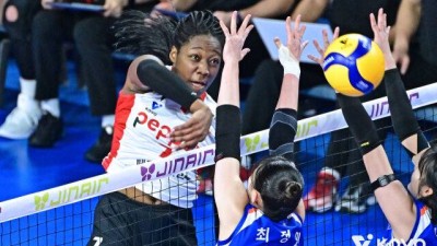 '조이 33점+고예림 60일 만에 복귀' 페퍼저축은행, 3-1로 승리→창단 최다승 쾌거…IBK기업은행 킨켈라 부상 어쩌나 [MD화성]