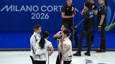 일본, 여자 컬링 한국전 패배에 좌절 이미 탈락 위기[2026 동계올림픽]