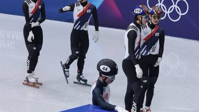 황대헌 없어도 잘되네… 한국 남자 쇼트트랙, 5000m 계주에서는 빛났다