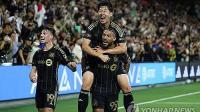 '손흥민 선발' LAFC, 경기시작 49초만에 PK얻어 부앙가가 2026년 첫골