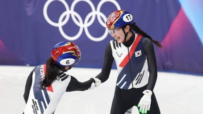 '불편한 동거' 끝낸 최민정·심석희, '금빛 질주' 위해 맞잡은 손