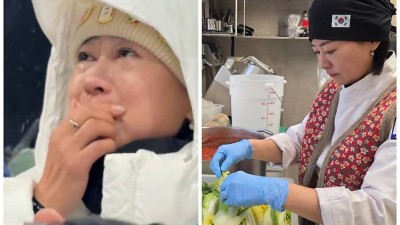 최가온 金에 눈물 뚝뚝 '스키여제' 울보 총장님이 설날 선수단에 공수한 K-나미김치 '품절대란'[밀라노 스토리]