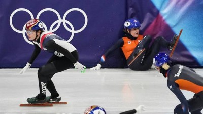 '또·또·또' 한국 앞에서 넘어졌다…트라우마 소환한 계주 불운, 이번엔 안 통했다 [2026 밀라노]