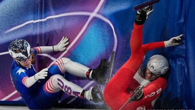 올림픽이 장난인가… 美 쇼트트랙, '실력 미달' 넘어선 역대급 민폐 논란 [2026 밀라노]