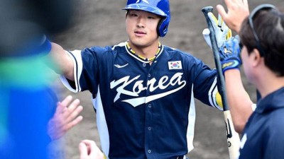 ‘안현민 홈런 터졌지만…’ WBC 대표팀, 삼성전 3-4 석패…정우주, 1⅔이닝 3실점 고전 [오키나와 리뷰]