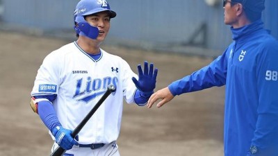 저 선수 누구야? 정우주에 역전 쓰리런 쾅!…대표팀 꺾은 삼성, 대포 한 방에 웃었다