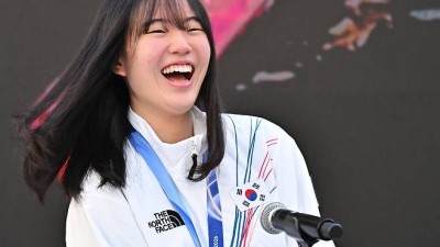 순대국밥, 감자탕 먹고 싶어요 그저 천진난만한 18살 소녀일 뿐... 동메달 유승은, 저는 재능보다 노력형 선수[밀라노현장]