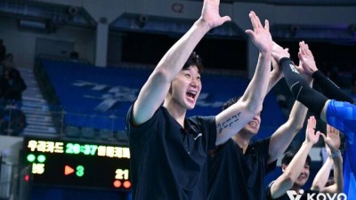 '감독 자진사퇴' 6위팀 기적의 봄배구 현실되나, 감독대행도 선수들도 이 악물다 부담 안 준다, 즐겨라 [MD의정부]