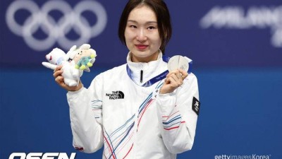 최민정, 이래서 펑펑 울었구나...내 마지막 올림픽 은퇴 선언, 3000m 계주 金·1500m 銀 '라스트 댄스'[2026 동계올림픽]