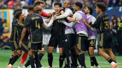 손흥민, 메시 상대로 기선제압…LAFC 선제골 어시스트