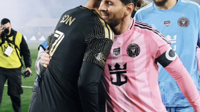 ‘메시 경기력 아쉬웠지만…’ 손흥민과 포옹하고 미소로 대화, 경기 직후 부앙가와도 ‘유니폼 교환’