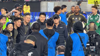 이병헌, 미국 LA서 손흥민 ‘특급 응원’…메시와 맞대결 완승에 ‘뜨거운 격려’