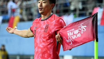 '아, 안타깝다' 오현규 3호골 터진날 '15분만에 재교체', 인간승리 조규성 하필 또 무릎 부상…3월 A매치 출전 불투명