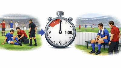FIFA, ‘침대 축구’ 막는다…부상 선수 1분 대기 규정 도입 검토