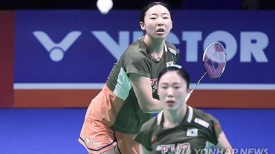 韓 배드민턴 안타까운 소식…女 복식 세계 5위, 전영 오픈 불참한다→'원투 펀치' 동반 출격 실패+공희용-김혜정, 명단서 사라졌다
