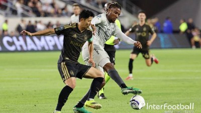 [챔피언스컵 REVIEW] '손흥민 45분 활약' LAFC, PK 막아내며 레알 에스파냐에 1-0 승리→16강 진출...합산 스코어 7-1