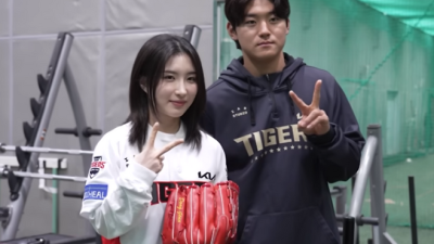 많이 응원합니다...약속 지킨 김길리, 세리머니로 인연 닿은 김도영 WBC 활약 기원