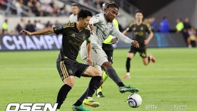 ‘천하의 손흥민 45분 만에 뺐다고?’ 눈치 없는 LAFC 새 감독…불화설에 적극 해명