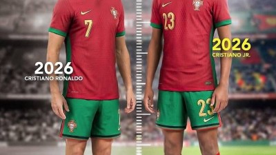 日 축구에 3-0 완승…'190cm' 호날두 주니어, 어시스트보다 더 미친 피지컬 → 16살인데 이미 호날두보다 크다