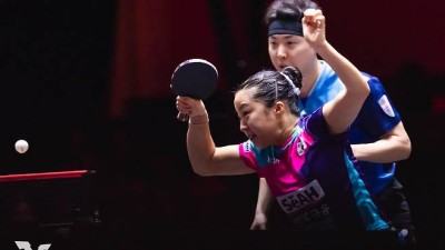 2연속 서비스 폴트...우승 놓쳤다 '세계1위'임종훈X신유빈조,브라질 톱랭커조에 0대3패...싱가포르 스매시 준우승