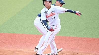 '초호화' 한화 내야 긴장! 신인 내야수 '개막 엔트리' 희망 점점 커진다…형들 장점 빼내겠다 당돌한 각오 [오키나와 인터뷰]