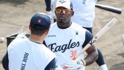 '니가 왜 거기서 나와' ML 인정 받았다! 한화 페라자 'ABS 가장 잘 뒤집은 타자' 호평