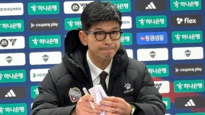 [현장목소리] 포기해야 하나, 고민도 많았다...지도자 전향 후 16년 만에 1부 입성한 김천 주승진 감독, 톱 레벨 경험 없단 우려 알고 있어
