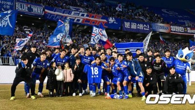 '십자인대→십자인대→무릎 반월판 손상' 또 수술 앞둔 최지묵...수원 삼성, '18번 유니폼' 들고 승리 바쳤다[오!쎈 수원]