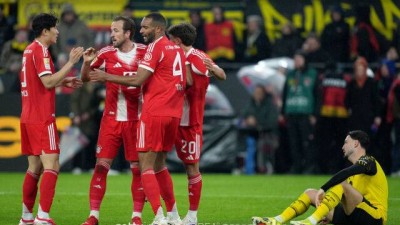 '극장골 직후 김민재 교체 투입' 바이에른 뮌헨, 데어 클라시커에서 도르트문트에 역전승…분데스리가 선두 질주