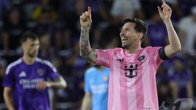 손흥민과 맞대결서 침묵했던 메시, 올랜도전 시즌 1·2호 골 폭발