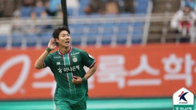 '후반 추가시간 PK 실축'...'우승 후보' 대전, 서진수 선제골에도 개막전 승리 놓쳤다...'마테우스 동점골' 안양과 1-1 무승부