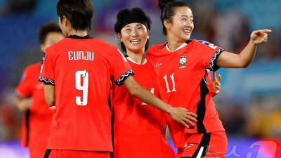 한국 여자축구, 아시안컵 첫 경기서 '전쟁통' 이란 3-0 완파