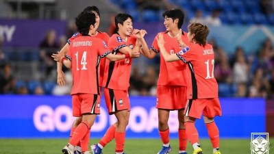 [여자아시안컵 리뷰]'비지니스석 논란' 날렸다 무자비한 女신상우호, '美공습'이란 상대로 시원한 32개슛→3-0 쾌승