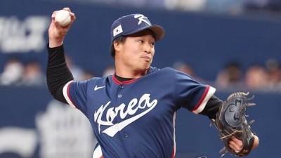 '이게 무슨 일이야' 日 선수가 평가전서 韓 유니폼 입고 등판한 이유