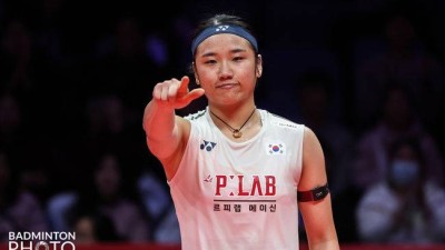 '몸 풀 시간도 없었다' 안세영, 단 27분 만에 전영오픈 16강행 '韓 단식 최초 2연패 순항'