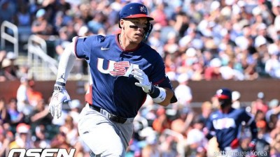 '7회 6득점+19안타 폭발' 미국 대표팀, 이정후 없는 SF에 14점 차 대승