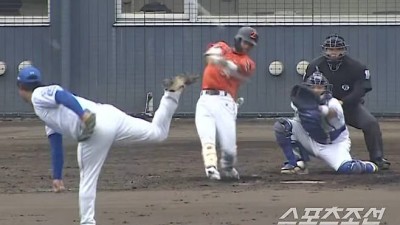 '찐이다!' 최종전 2루타-스리런포로 화룡점정한 전체 3순위 외야수. 연습경기 타율 0.379인데도 준비한만큼 안나왔다[오키나와 인터뷰]