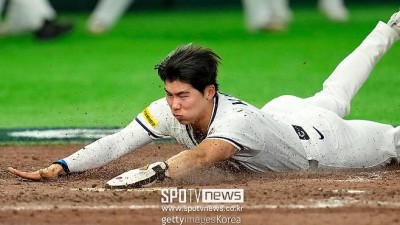 '한국 또 악재' 김혜성 대체 슬라이딩 어떻게 했길래…호주전 선발 제외, 307억 거포 드디어 뜬다