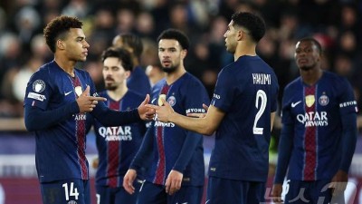 '이강인 교체투입' PSG, UCL 16강 1차전에서 첼시 5-2 대파