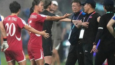 '역대급 만행' 북한 축구 몰상식 행위, 세계가 놀랐다 미스터리 국가... 이런 사태 처음 본다 도대체 무슨 일이