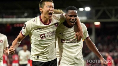 '조규성 헤더 결승골' 미트윌란, 16강 1차전 노팅엄 원정 1-0 승… 8강행 청신호 [유로파 리뷰]