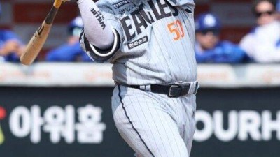 '몬스터월 넘겼다' 100억 주고 데려온 강백호 드디어 터졌다, 한화 이적 후 첫 홈런 폭발 [MD대전]