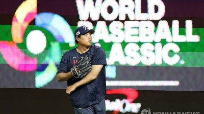 [WBC] 류현진, 사실상 대표팀 은퇴 경기…50구 투구시 대회 종료