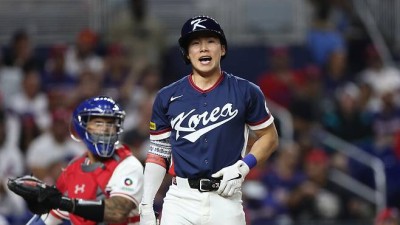 '왜 여유부렸을까' 한국 키스톤 병살 실패→끝내기 홈런, 1% 희망마저 날렸다…더 빨리 처리했어야 중계진도 지적