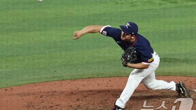 'MLB 마운드' 밟은 고우석 멀게만 느껴졌는데…동료들 고마워[WBC]