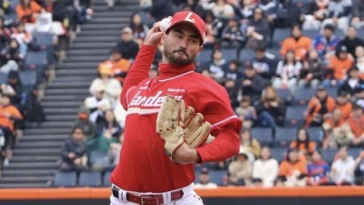 '와 놀랍다' 155km KKKKKKKK 실화? 박찬호 닮은꼴 완벽투, 동명이인 맞대결 어떻게 웃었나 페이스 찾아가고 있다 [MD대전]