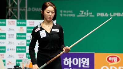 '네버다이 당구여제'... '디펜딩 챔피언' 김가영, 7세트서 김세연 꺾고 왕중왕전 결승행